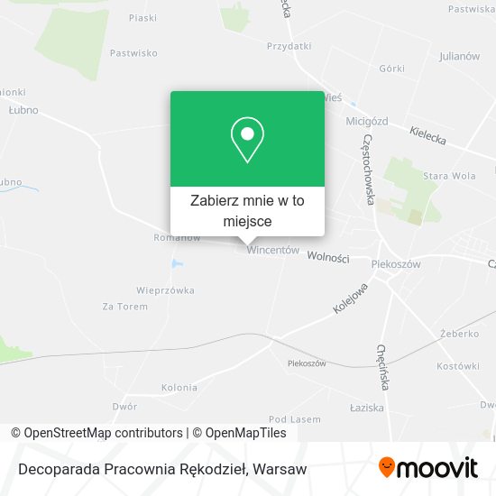 Mapa Decoparada Pracownia Rękodzieł