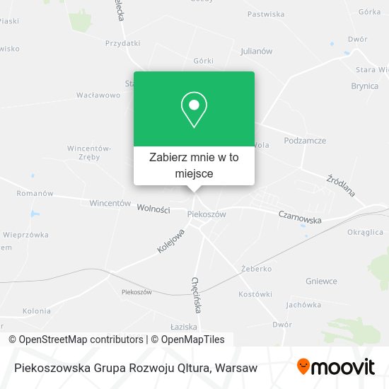 Mapa Piekoszowska Grupa Rozwoju Qltura