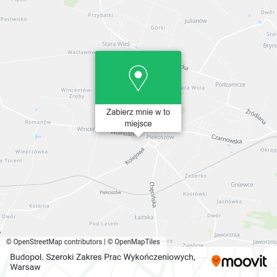 Mapa Budopol. Szeroki Zakres Prac Wykończeniowych