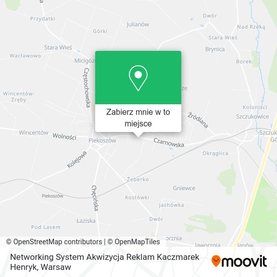 Mapa Networking System Akwizycja Reklam Kaczmarek Henryk