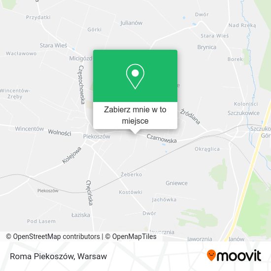 Mapa Roma Piekoszów