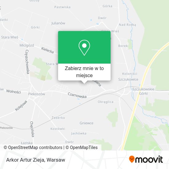 Mapa Arkor Artur Zieja