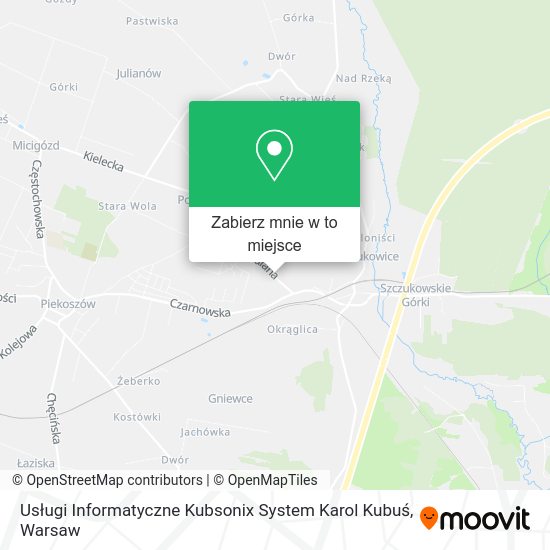 Mapa Usługi Informatyczne Kubsonix System Karol Kubuś