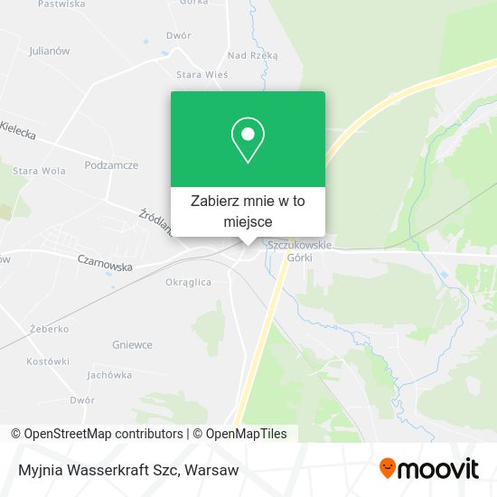 Mapa Myjnia Wasserkraft Szc