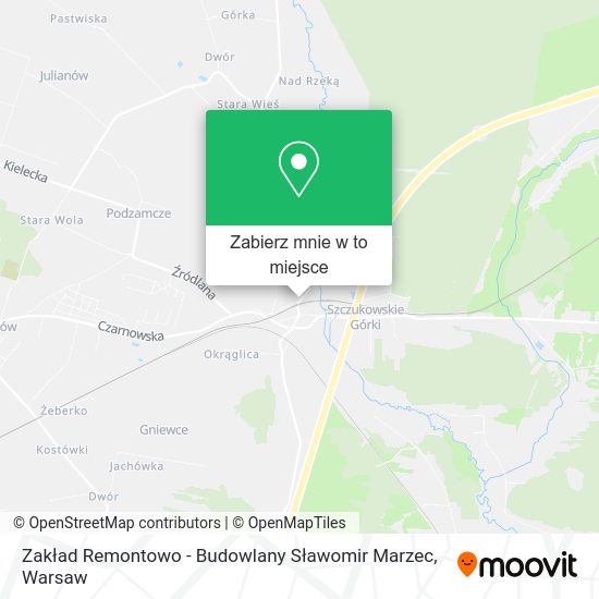 Mapa Zakład Remontowo - Budowlany Sławomir Marzec