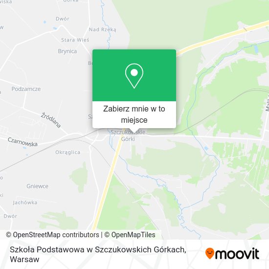 Mapa Szkoła Podstawowa w Szczukowskich Górkach