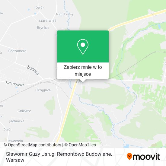 Mapa Sławomir Guzy Usługi Remontowo Budowlane