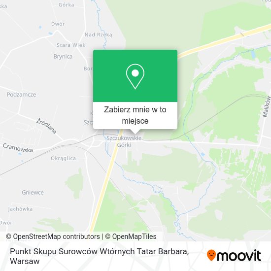 Mapa Punkt Skupu Surowców Wtórnych Tatar Barbara