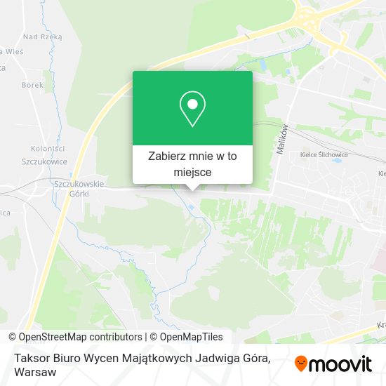 Mapa Taksor Biuro Wycen Majątkowych Jadwiga Góra