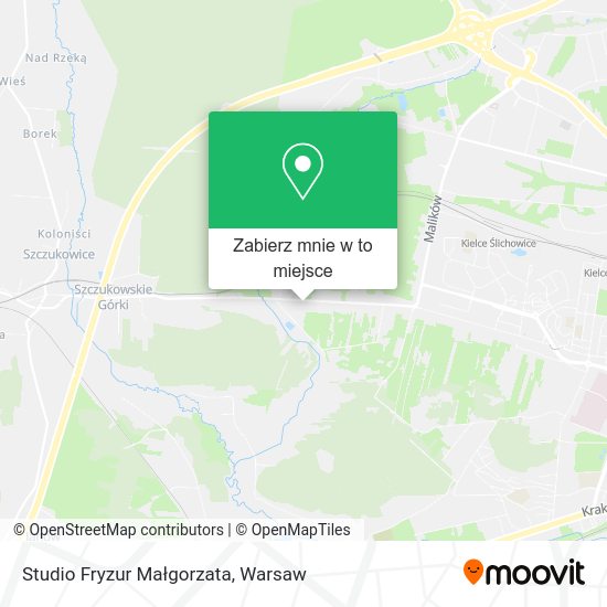 Mapa Studio Fryzur Małgorzata