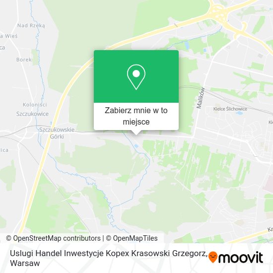 Mapa Uslugi Handel Inwestycje Kopex Krasowski Grzegorz