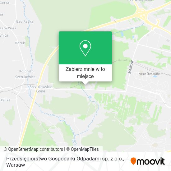 Mapa Przedsiębiorstwo Gospodarki Odpadami sp. z o.o.