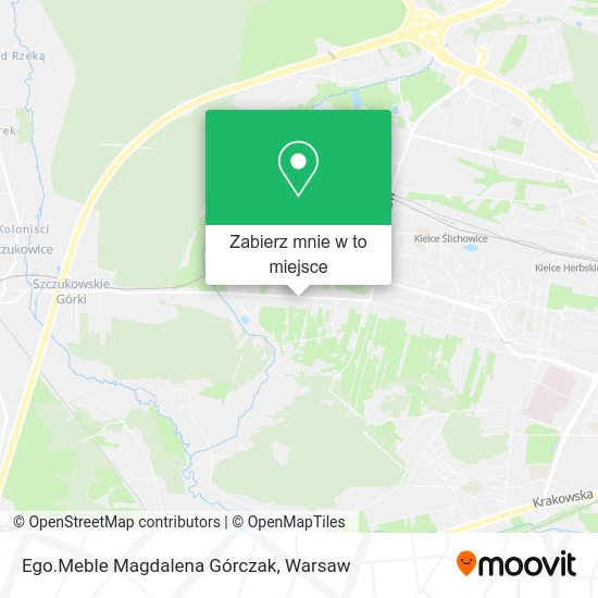 Mapa Ego.Meble Magdalena Górczak