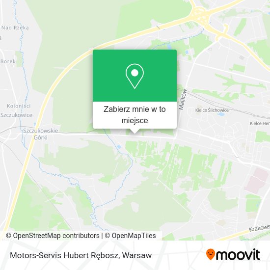 Mapa Motors-Servis Hubert Rębosz