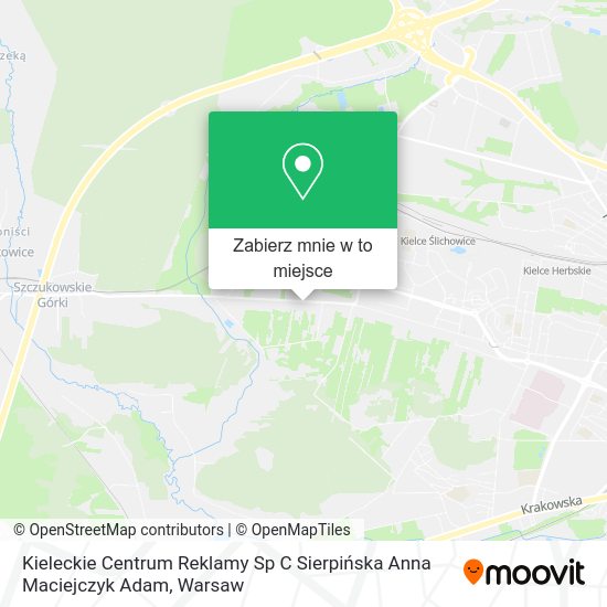 Mapa Kieleckie Centrum Reklamy Sp C Sierpińska Anna Maciejczyk Adam