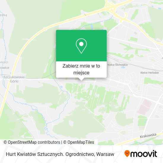 Mapa Hurt Kwiatów Sztucznych. Ogrodnictwo