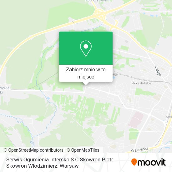 Mapa Serwis Ogumienia Intersko S C Skowron Piotr Skowron Wlodzimierz