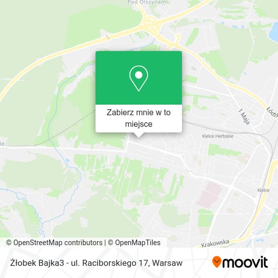 Mapa Żłobek Bajka3 - ul. Raciborskiego 17