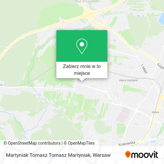 Mapa Martyniak Tomasz Tomasz Martyniak