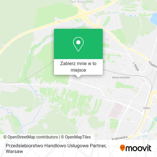 Mapa Przedsiebiorstwo Handlowo Uslugowe Partner