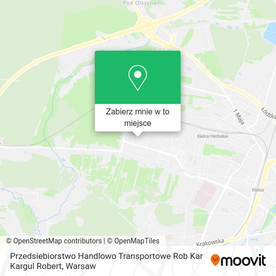 Mapa Przedsiebiorstwo Handlowo Transportowe Rob Kar Kargul Robert