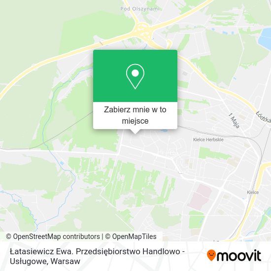 Mapa Łatasiewicz Ewa. Przedsiębiorstwo Handlowo - Usługowe