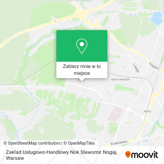 Mapa Zakład Usługowo-Handlowy Nok Sławomir Nogaj