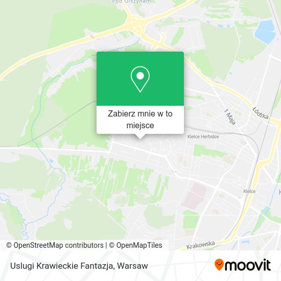 Mapa Uslugi Krawieckie Fantazja