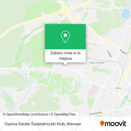 Mapa Oyama Karate Świętokrzyski Klub