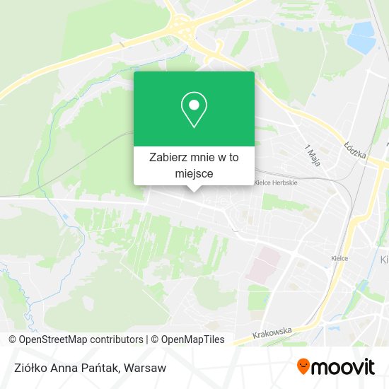 Mapa Ziółko Anna Pańtak