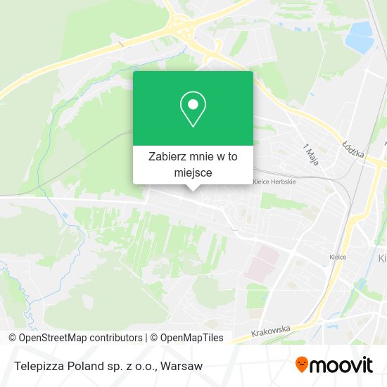 Mapa Telepizza Poland sp. z o.o.