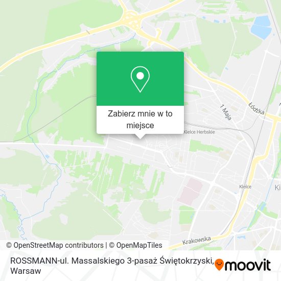 Mapa ROSSMANN-ul. Massalskiego 3-pasaż Świętokrzyski