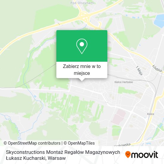 Mapa Skyconstructions Montaż Regałów Magazynowych Łukasz Kucharski