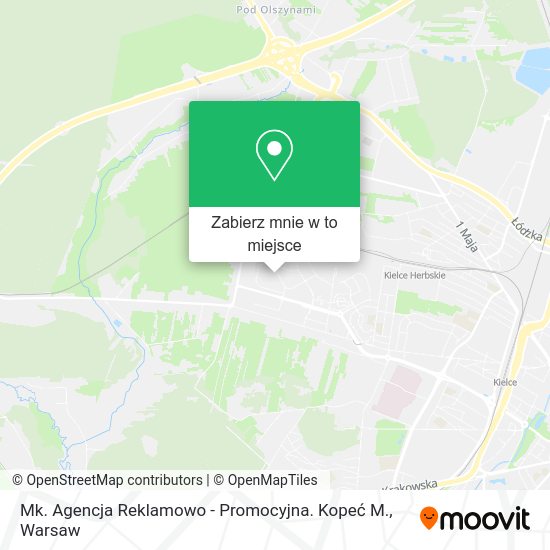 Mapa Mk. Agencja Reklamowo - Promocyjna. Kopeć M.