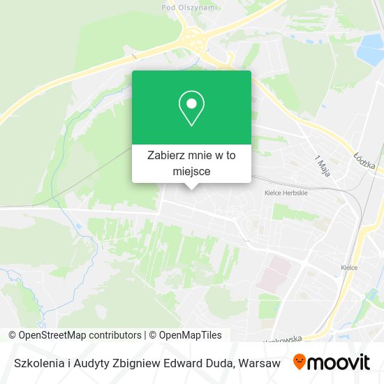 Mapa Szkolenia i Audyty Zbigniew Edward Duda