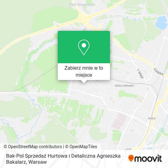 Mapa Bak-Pol Sprzedaż Hurtowa i Detaliczna Agnieszka Bakalarz