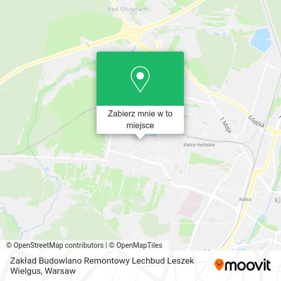 Mapa Zakład Budowlano Remontowy Lechbud Leszek Wielgus