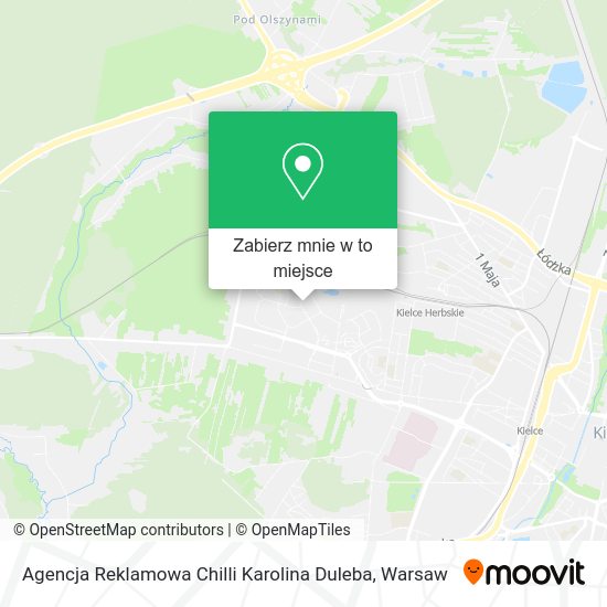 Mapa Agencja Reklamowa Chilli Karolina Duleba