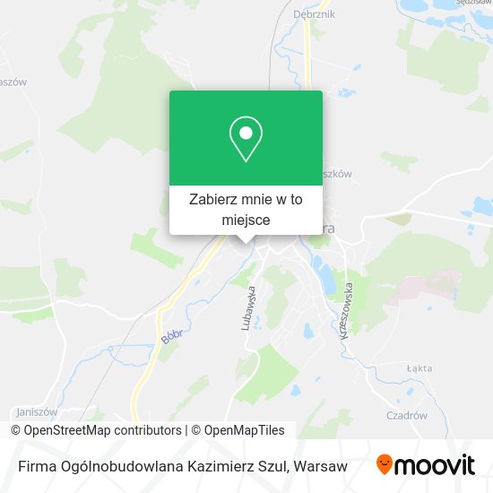 Mapa Firma Ogólnobudowlana Kazimierz Szul