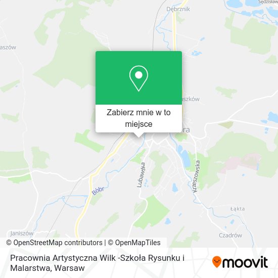 Mapa Pracownia Artystyczna Wilk -Szkoła Rysunku i Malarstwa