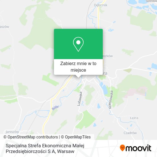 Mapa Specjalna Strefa Ekonomiczna Małej Przedsiębiorczości S A