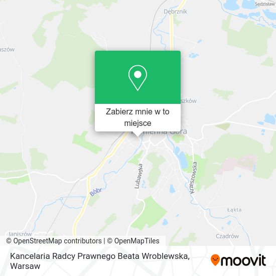 Mapa Kancelaria Radcy Prawnego Beata Wroblewska