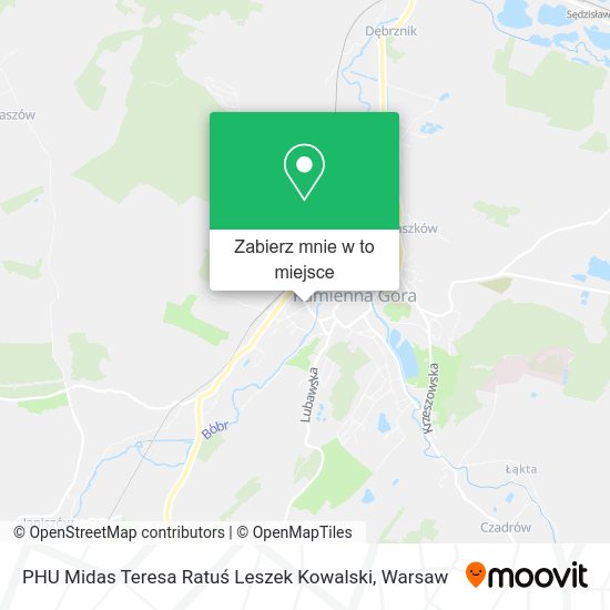 Mapa PHU Midas Teresa Ratuś Leszek Kowalski