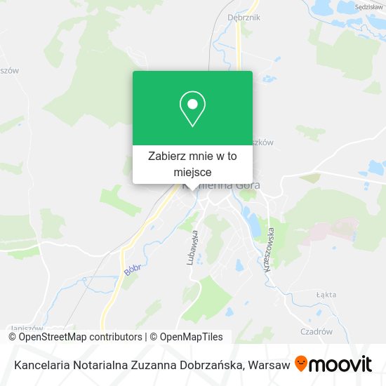 Mapa Kancelaria Notarialna Zuzanna Dobrzańska