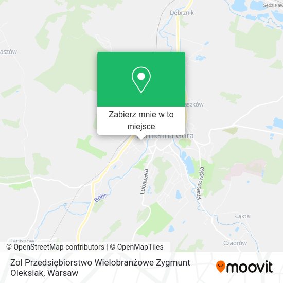 Mapa Zol Przedsiębiorstwo Wielobranżowe Zygmunt Oleksiak