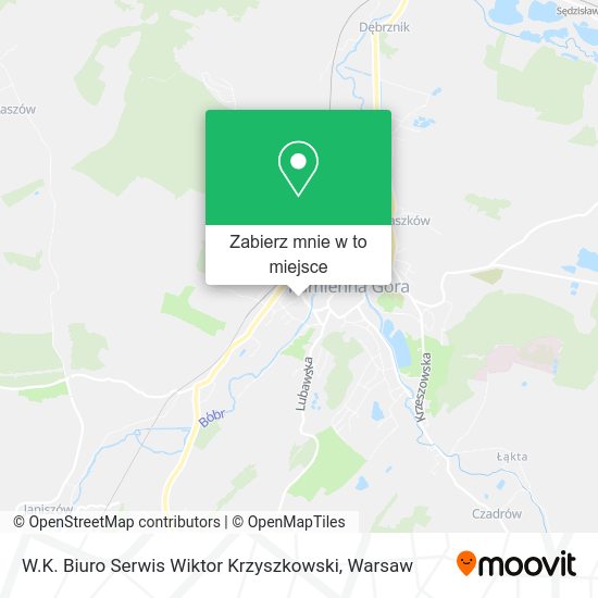 Mapa W.K. Biuro Serwis Wiktor Krzyszkowski