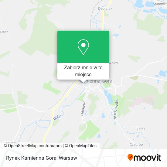 Mapa Rynek Kamienna Gora