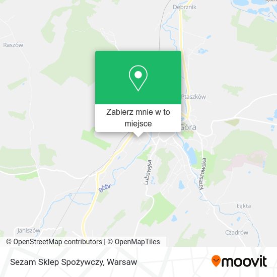 Mapa Sezam Sklep Spożywczy