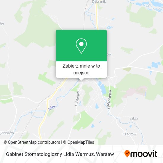 Mapa Gabinet Stomatologiczny Lidia Warmuz