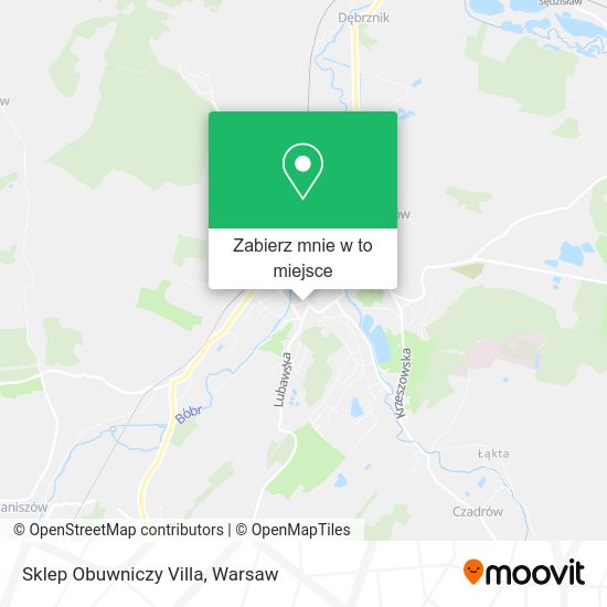 Mapa Sklep Obuwniczy Villa